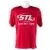 Red STL Short Sleeve Dry-Fit Shirt
